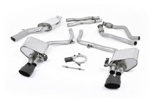 Audi S5 B8 Sportback - Valved and Resonated Cat-Back Exhaust System with Black Oval Trims