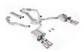 Audi S5 B9 Sport Diff models with Brace Bars - Non-Resonated Cat-Back (Louder) with Quad Polished Ovals Trims