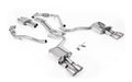 Audi S5 B9 Sport Diff models with Brace Bars (RHD) - Resonated Cat-Back with Quad Brushed Titanium Trims