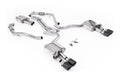 Audi S5 B9 Sport Diff models with Brace Bars (RHD) - Resonated Cat-Back with Quad Carbon Trims