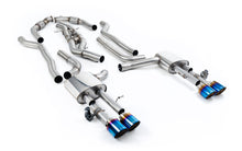 Audi S8 D5 V8 (Long Wheel Base) - Non-Resonated (Louder) Cat-Back with Burnt/Blue Titanium Tips