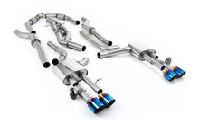 Audi S8 D5 V8 (Long Wheel Base) - Resonated (Quieter) Cat-Back with Burnt/Blue Titanium Tips