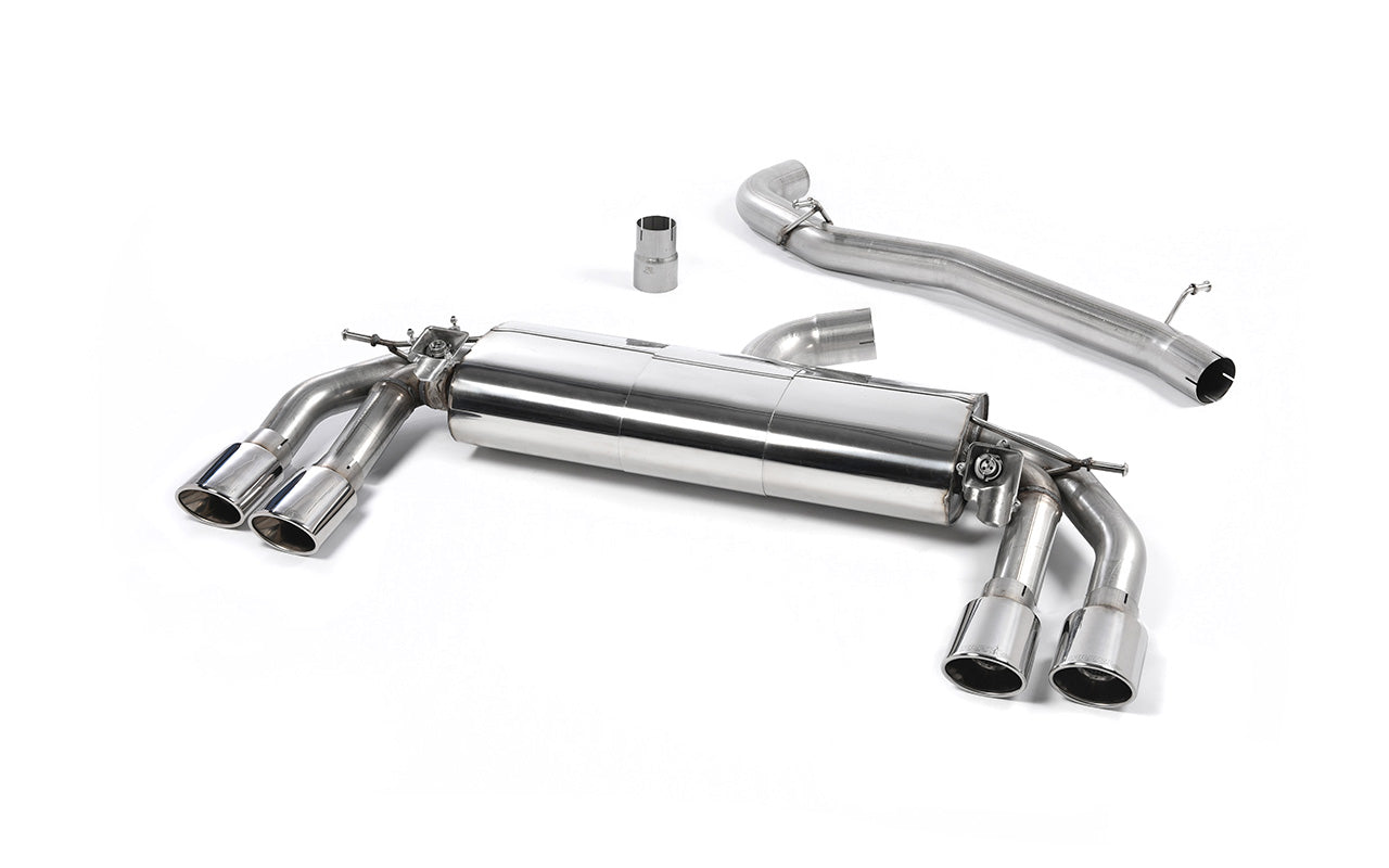 Audi TTS MK3 - Non-Resonated (Louder) Cat-Back Exhaust System with Polished Oval Tips