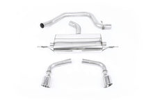 Audi TT MK2 2.0 2WD - Cat-Back Exhaust System with Dual Polished 100mm JET Trims (For 3.2 V6 Valance)