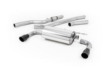 BMW 4 Series F32 428i Auto - Non-Resonated (Louder) Cat-Back Exhaust System with Cerakote Black Trims (For 435i M Sport Valance)