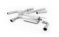 BMW 4 Series F32 428i Auto - Non-Resonated (Quieter) Cat-Back Exhaust System with Titanium Trims (For 435i M Sport Valance)