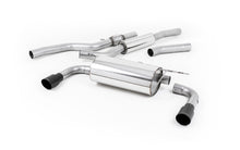 BMW 4 Series F32 428i Auto - Resonated (Quieter) Cat-Back Exhaust System with Cerakote Black Trims (For 435i M Sport Valance)