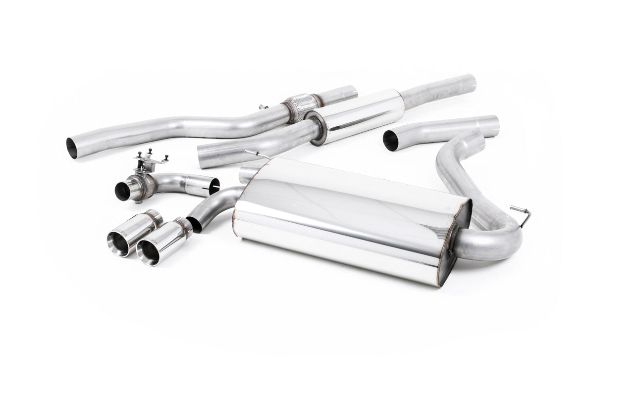 BMW 4 Series F32 428i Auto - Resonated (Quieter) Cat-Back Exhaust System with Polished Trims