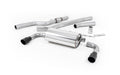 BMW 4 Series F32 428i Manual - Non-Resonated (Louder) Cat-Back Exhaust System with Cerakote Black Trims (For 435i M Sport Valance)