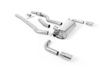BMW 4 Series F32 428i Manual - Non-Resonated (Louder) Cat-Back Exhaust System with Polished Trims (For 435i M Sport Valance)
