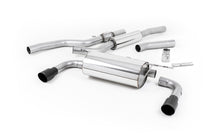 BMW 4 Series F32 428i Manual - Resonated (Quieter) Cat-Back Exhaust System with Cerakote Black Trims (For 435i M Sport Valance)