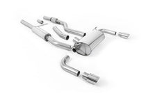 BMW 4 Series F32 428i Manual - Resonated (Quieter) Cat-Back Exhaust System with Polished Trims (For 435i M Sport Valance)