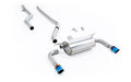 BMW F30 320i M Sport - Race Non-Resonated (Loudest) Cat-Back Exhaust System (For M340i Valance) with Burnt Titanium GT-90 Trims