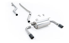BMW F30 320i M Sport - Race Non-Resonated (Loudest) Cat-Back Exhaust System with Carbon Fibre Jet-90 Trims (For M340i Valance)