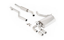 BMW F30 320i M Sport - Resonated (Quieter) Cat-Back Exhaust System with Polished GT-80 Trims
