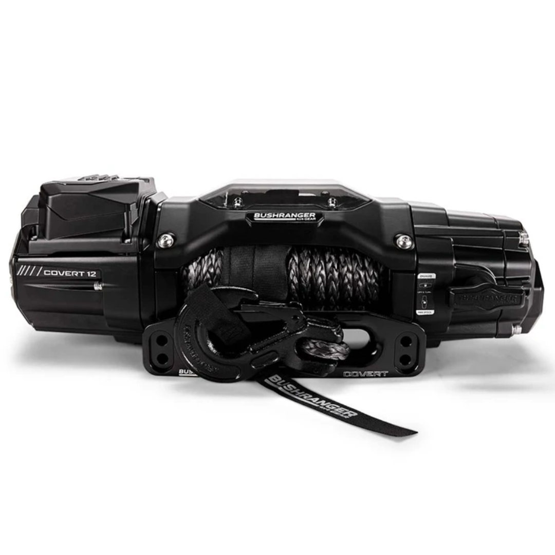 ARB Bushranger Covert 12,000lbs Synthetic Winch – Integrated 4x4 Recovery Winch