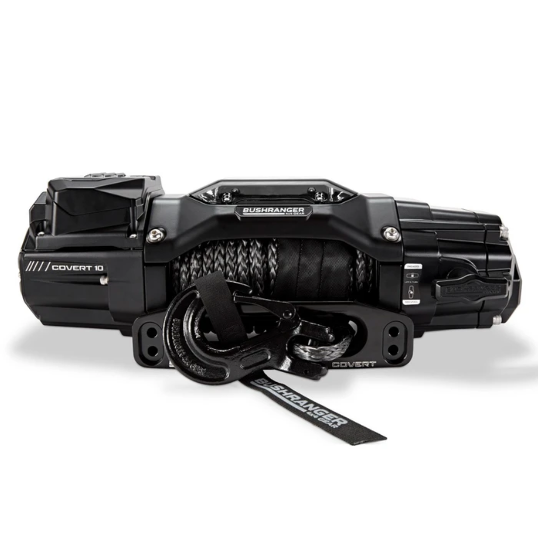 ARB Bushranger Covert 10,000lbs Synthetic Winch – Integrated 4x4 Recovery Winch