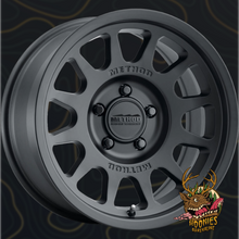 Method 703 matte black wheel angled profile