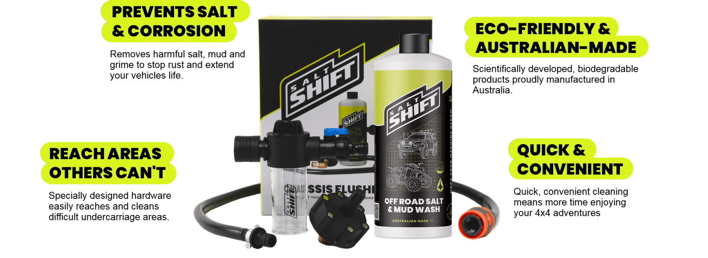 Salt Shift Chassis Flusher Kit Deep Undercarriage Cleaning