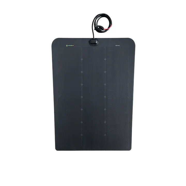 Chevrolet Silverado 2500HD with Scoop (2019-Present) Lensun 98W Hood Solar Panel