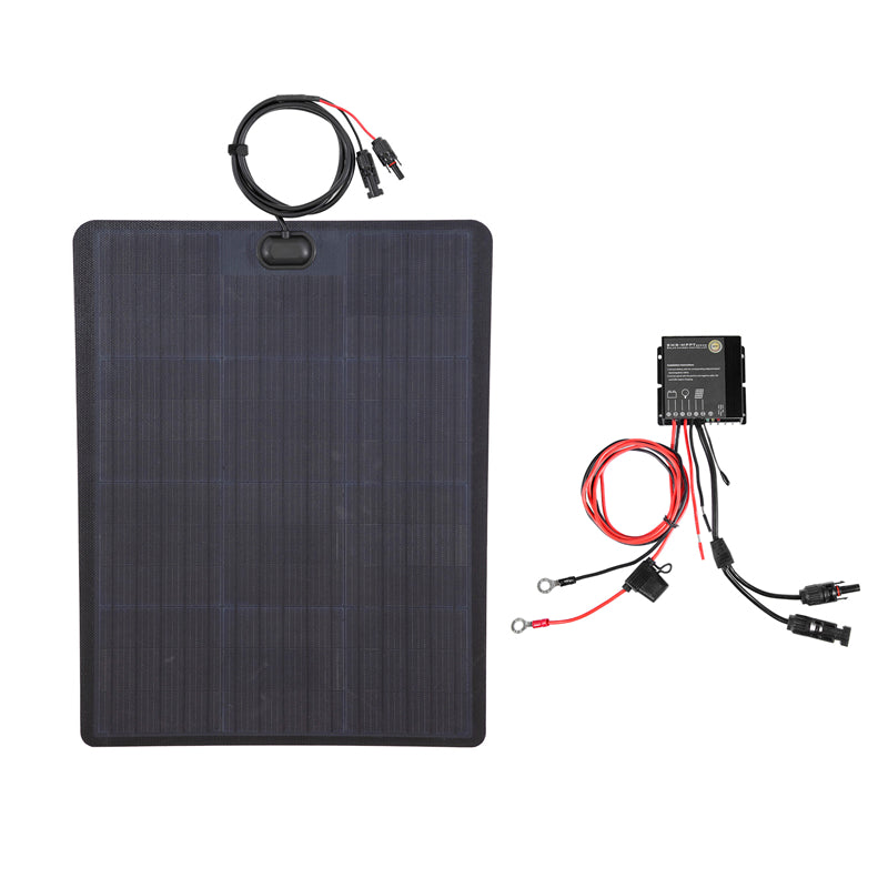 Chevrolet Silverado 1500 4th Gen (2019-Present) Lensun 60W Hood Solar Panel