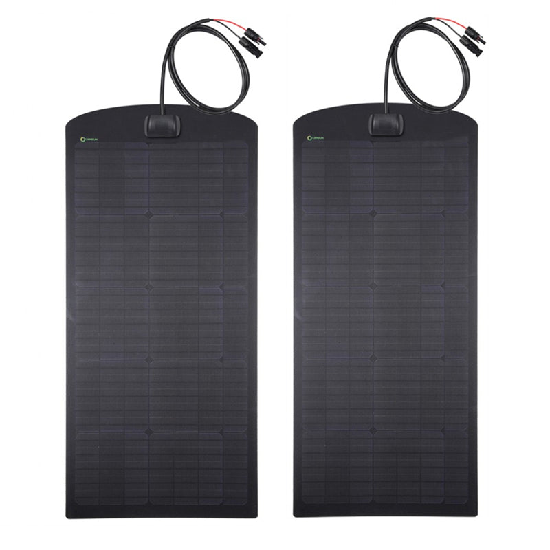 Chevrolet Silverado 2500HD (2015-2019) Lensun 110W Hood Flexible Solar Panel