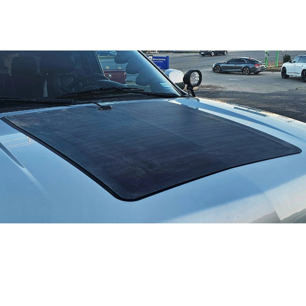 Chevrolet Suburban 10th Gen (2007-2014) Lensun 100W Hood Flexible Solar Panel