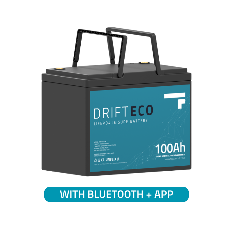 Fogstar Drift ECO 12V 100Ah LiFePO4 Leisure Battery + Bluetooth
