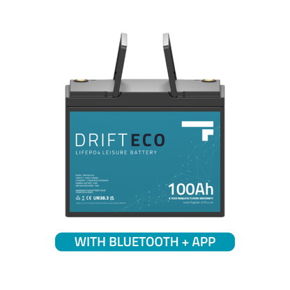 Fogstar Drift ECO 12V 100Ah LiFePO4 Leisure Battery + Bluetooth