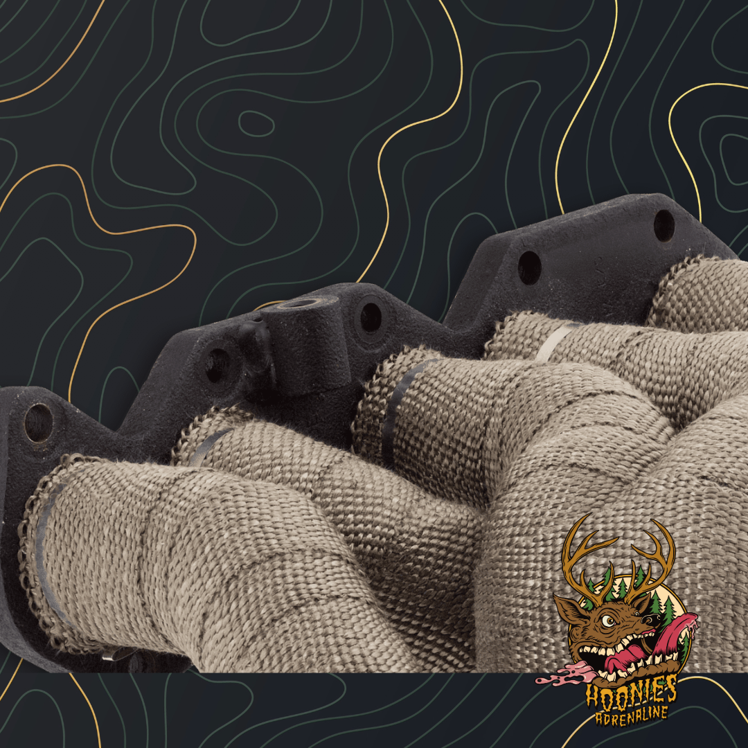 Funk Motorsport Titanium Lava Rock Exhaust Wrap (15m) – High-Temperature Basalt Heat Wrap