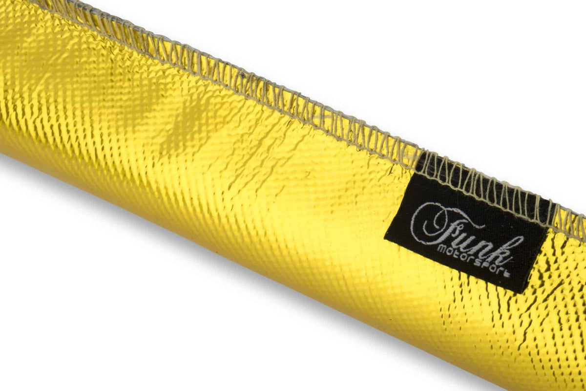 Funk Motorsport Gold Heat Sleeving (Sewn) – High-Temperature Heat Protection Sleeve