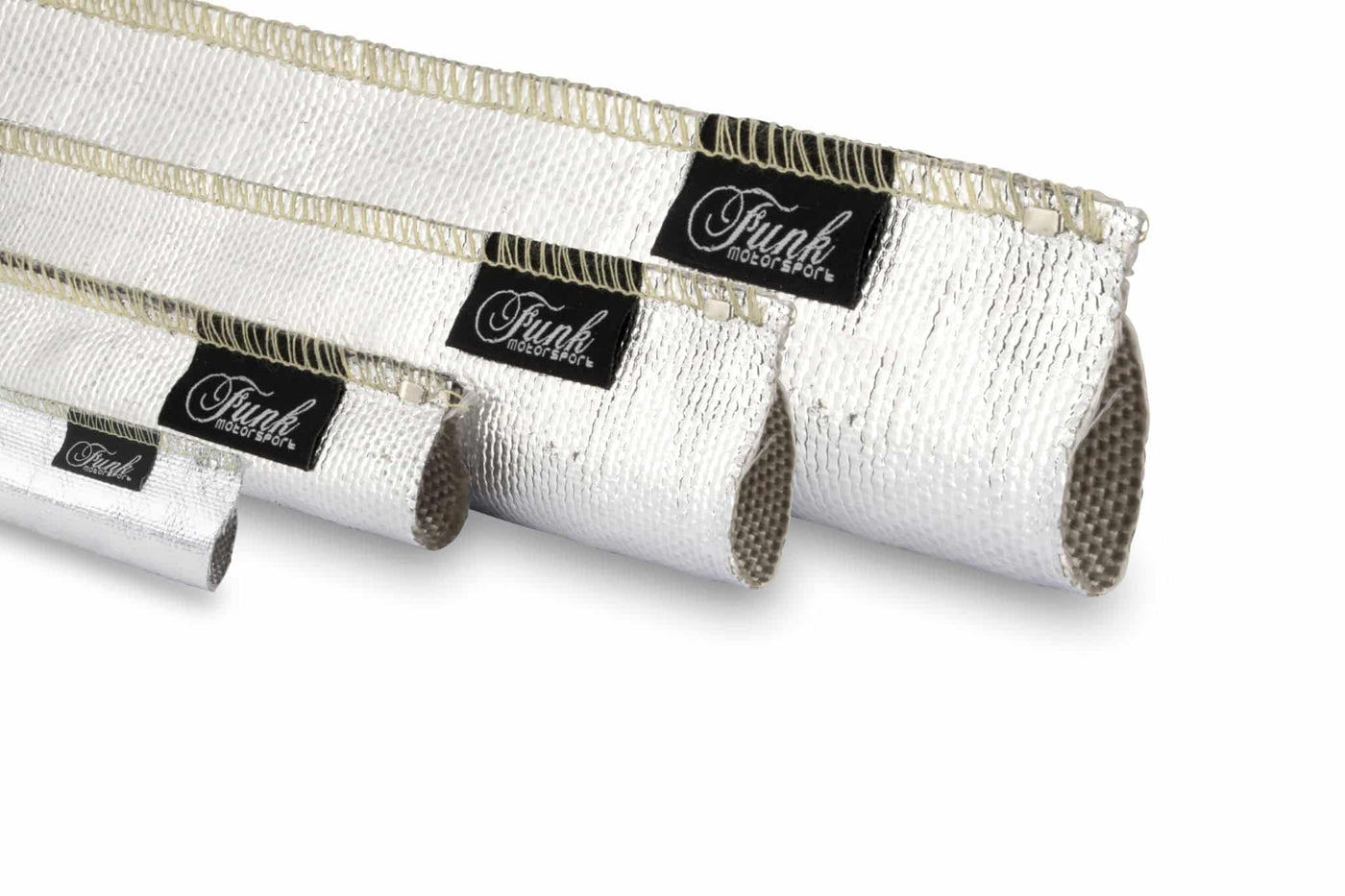 Funk Motorsport Silver Sewn Heat Sleeving