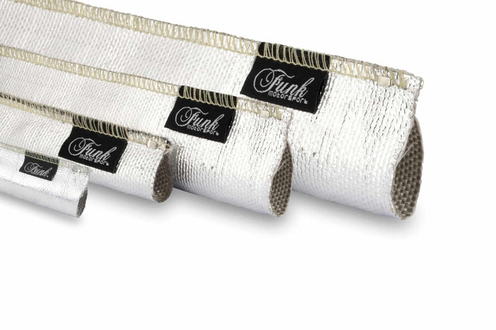 Funk Motorsport Silver Heat Sleeving (Sewn) – High-Temperature Reflective Heat Protection