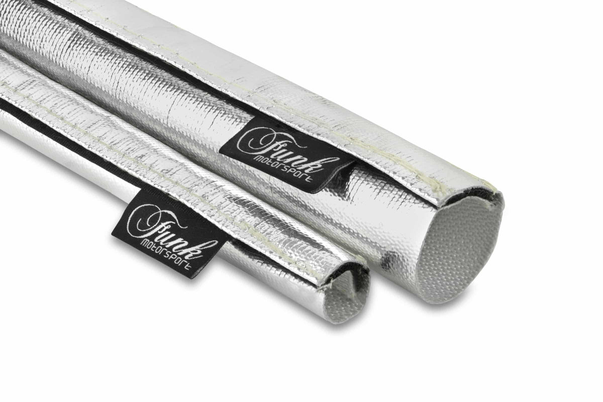 Funk Motorsport Silver Velcro Heat Sleeving – Heat Protection Sleeving