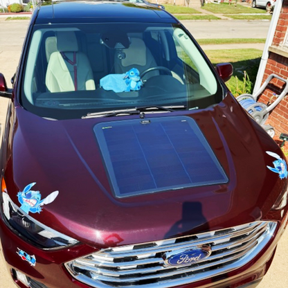 Ford Edge 2nd Gen (2019-Present) Lensun 75W Hood Solar Panel