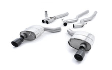 Ford Mustang 2.3 (S550 Fastback) - Non-Resonated (Louder) Cat-Back Exhaust System with GT-100 Cerakote Black Trims