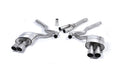 Ford Mustang 2.3 (S550 Fastback) - Non-Resonated (Louder) Cat-Back Exhaust System with GT-90 Titanium Trims (For Roush Valance)