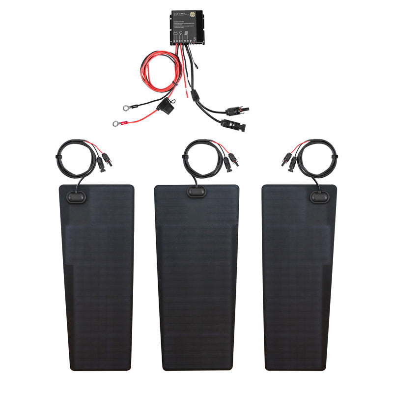 Ford Ranger T6 PX (2015-2022) Lensun 115W Bonnet Flexible Solar Panel