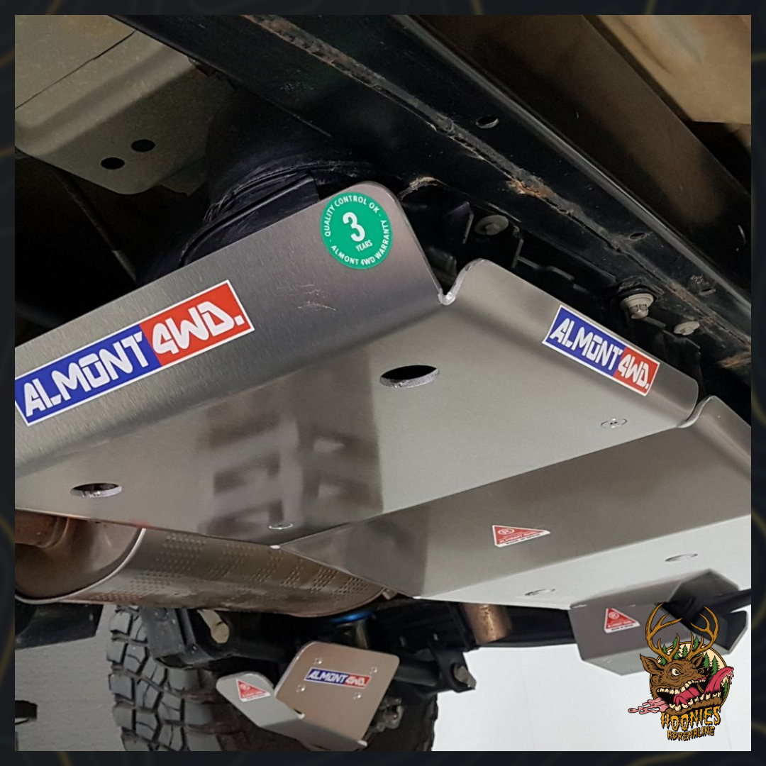 ALMONT4WD Ford Ranger Raptor Standard Fuel Tank Skid Plate - Underbody Protection