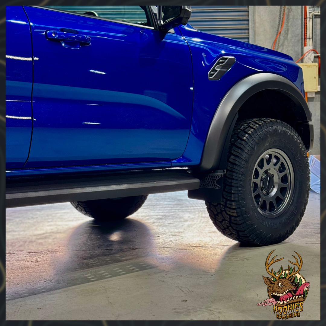 G.O.A.T Offroad Next Gen Ranger Raptor Stealth Mudflaps – Off-Road Mud Protection Upgrade