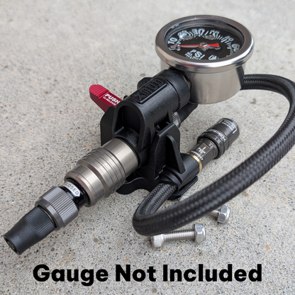 APEX composite snap mount shown without gauge - inflator sold separately