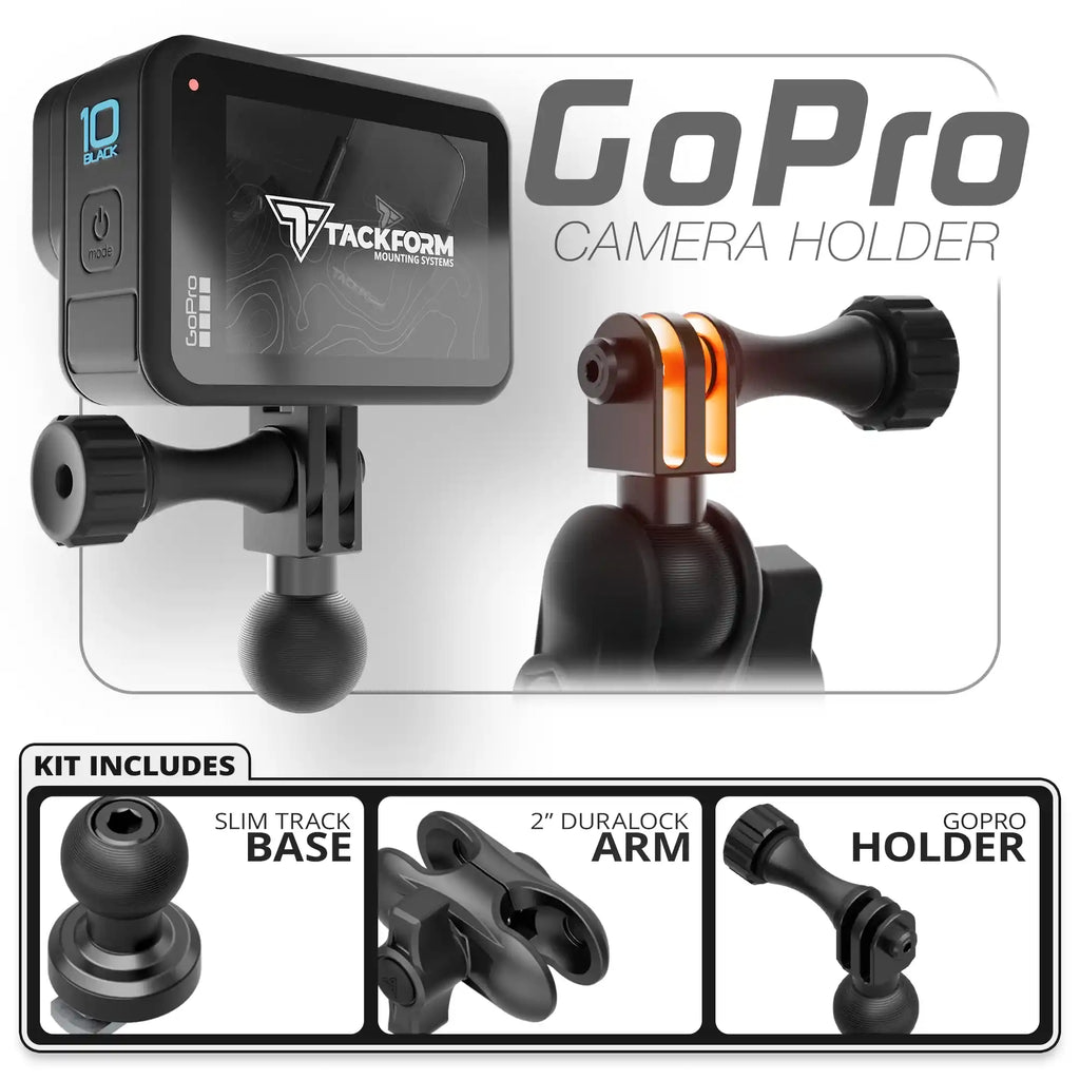 Tackform TRAXX Slim Track GoPro Mount – Modular Action Camera Mounting Solution