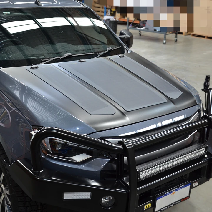 Isuzu D-Max (2024-Present) Lensun 135W Bonnet Solar Panel