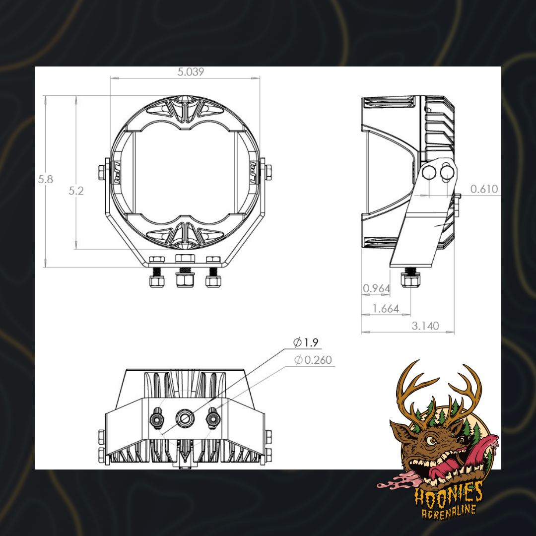 Baja Designs - LP4 Pro LED Auxiliary Light Pod Pair - Universal