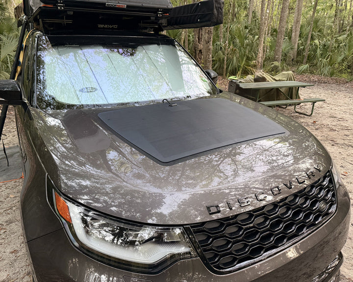 Land Rover Discovery 5 (2017-Present) Lensun 100W Hood/Bonnet Solar Panel