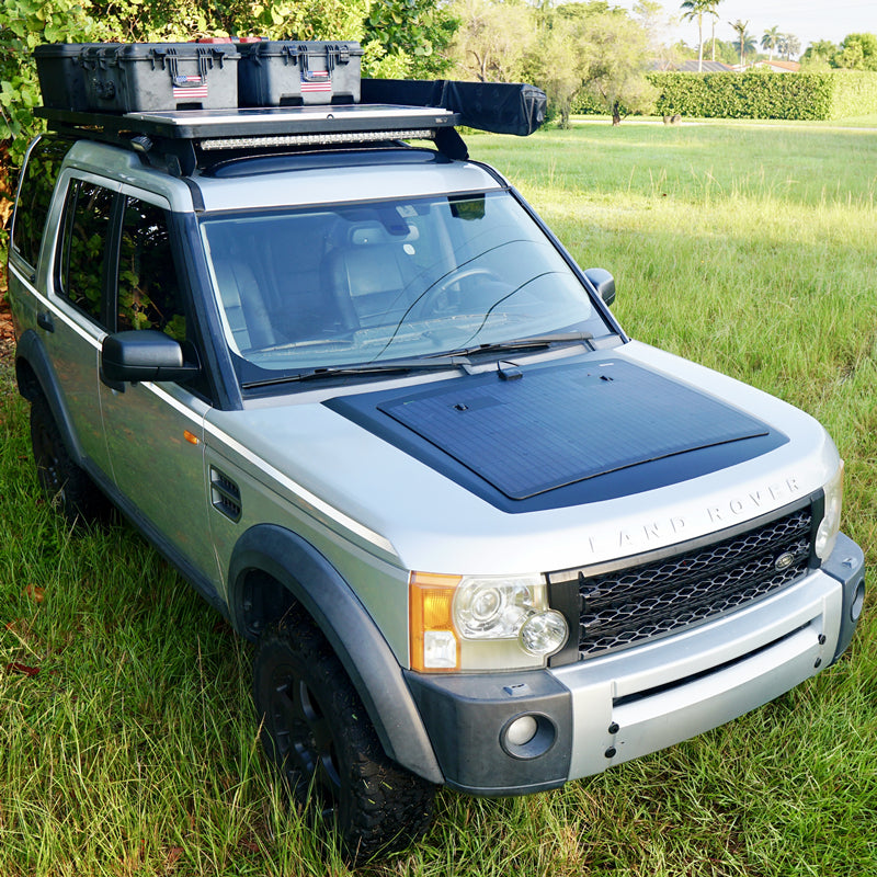 Land Rover Discovery LR3/LR4 Lensun 110W Hood/Bonnet Solar Panel