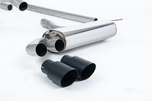 Audi Coupe UR Quattro 10V - Non-Resonated (Louder) Downpipe-Back Exhaust System with Cerakote Black OEM-Style Trims