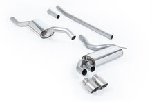 Audi Coupe UR Quattro 10V - Resonated (Quieter) Downpipe-Back Exhaust System with Titanium OEM-Style Trims