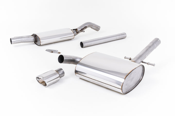 VW Corrado VR6 (1992 - 1995) - Cat-Back Exhaust System with Polished Oval Tip