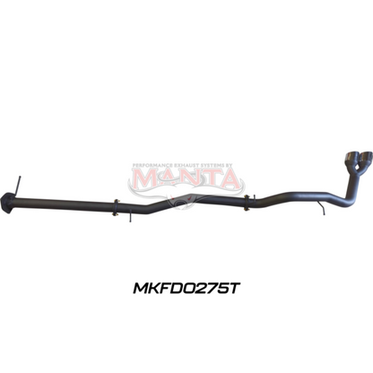 Manta Performance - Ford Ranger Next Gen T6.2 V6 3.0L 2022+ Twin Side Tipped Exit Exhaust (with DPF)